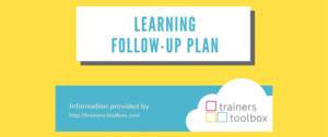 learning follow-up plan